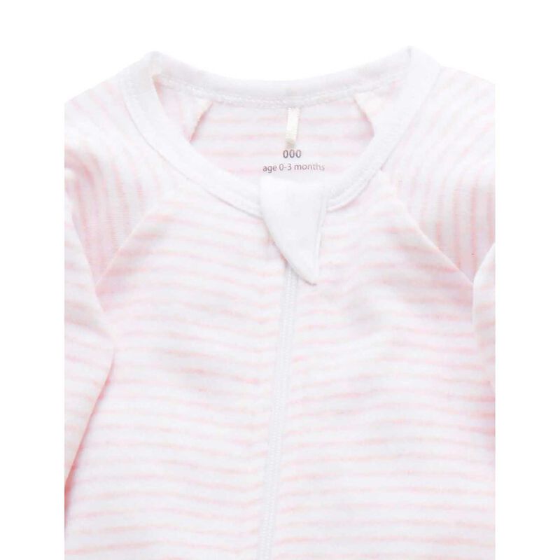 Purebaby 2 Pack Zip Growsuit image number 4